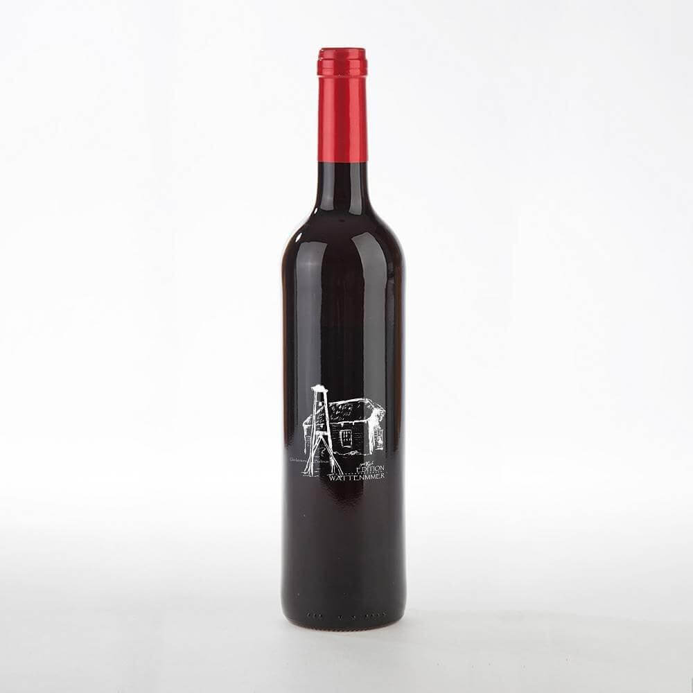 Glockenturm Baltrum - Rotwein Gravur