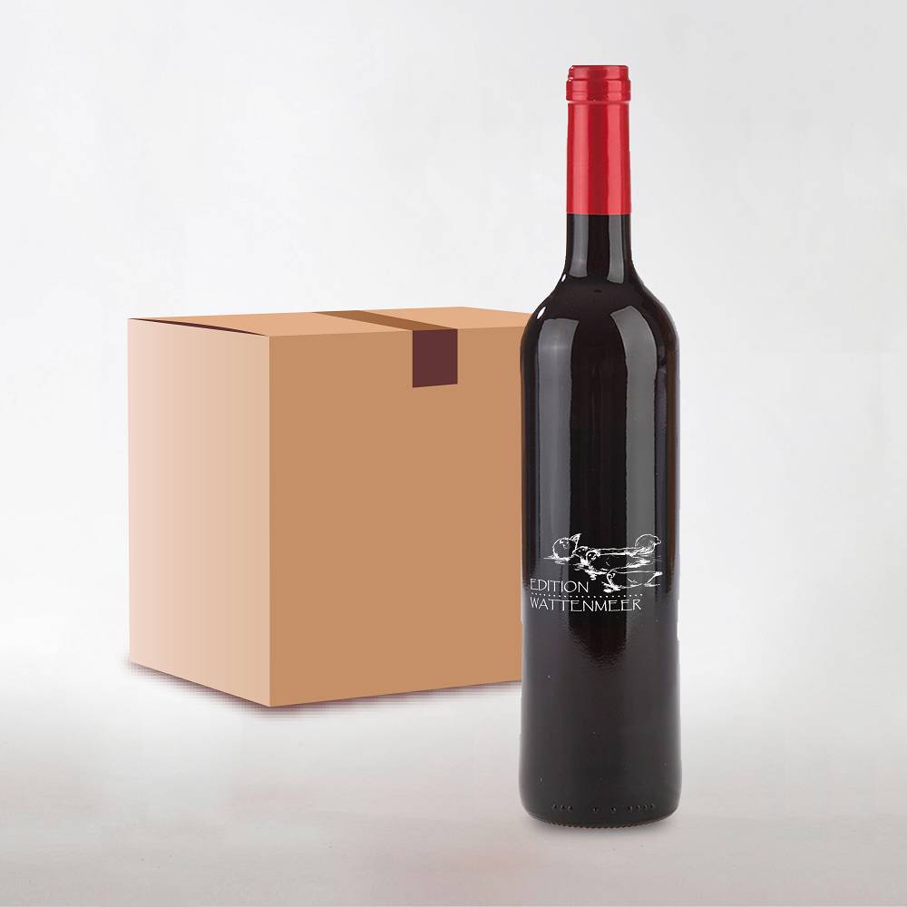 Seehunde - Rotwein Gravur