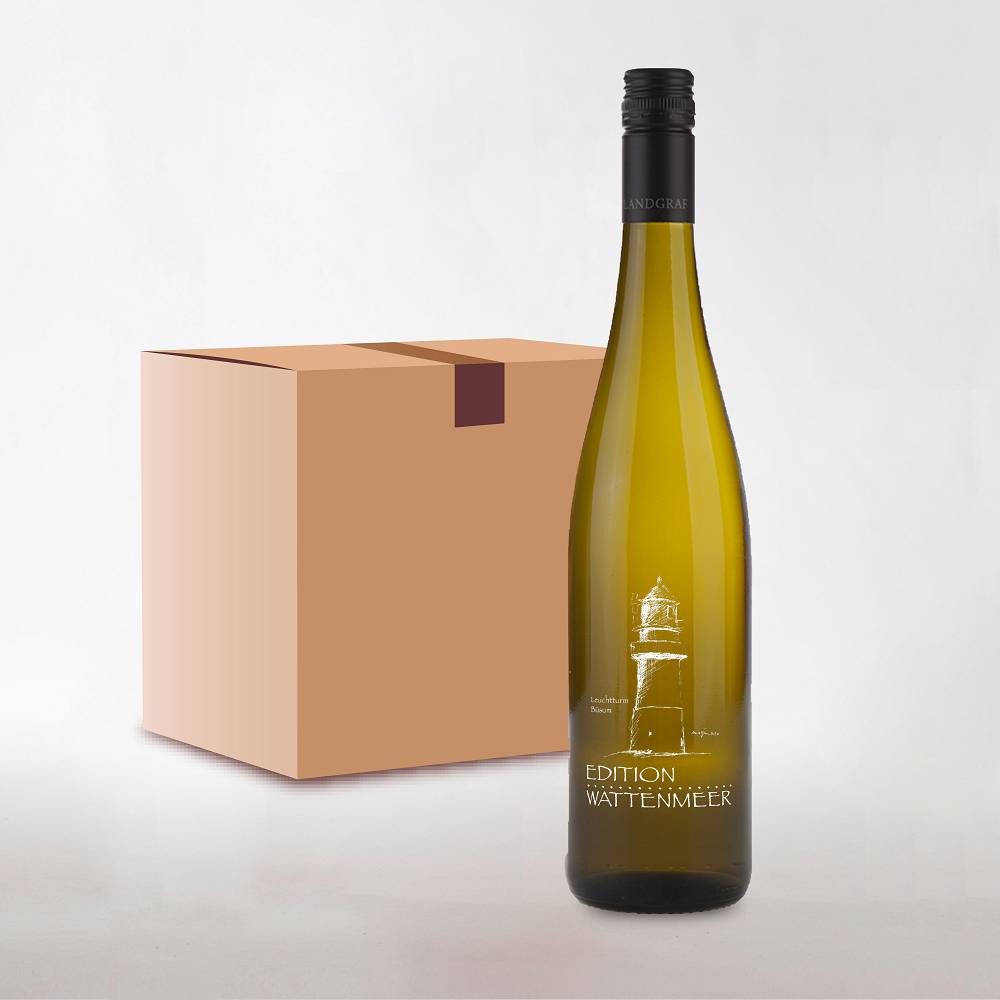 Leuchtturm Büsum - Weißwein Gravur