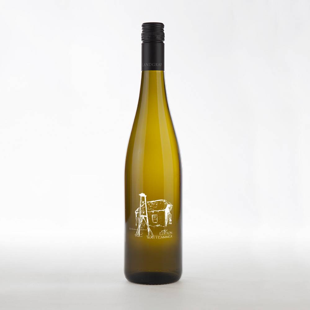 Glockenturm Baltrum - Weißwein Gravur