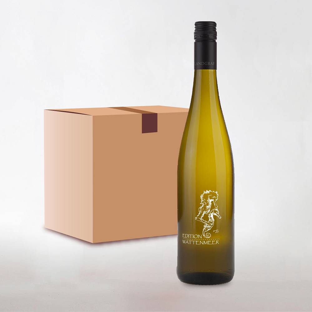 Seepferdchen - Weißwein Gravur